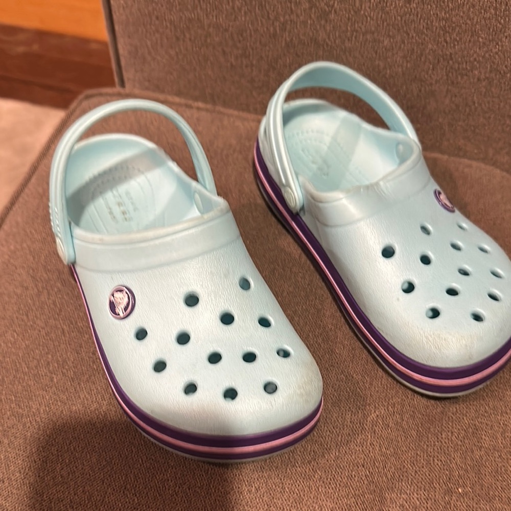 Crocs Kids Light Blue Clogs